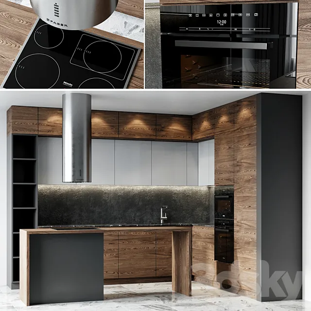 Kitchen 8 3D Model