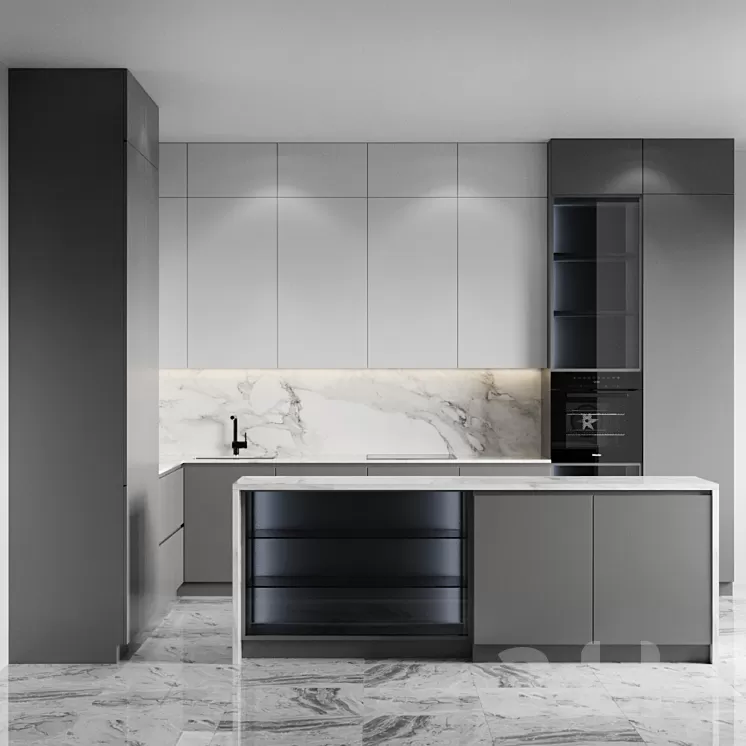 Kitchen 9 3D Model Kitchen 9 3D Model