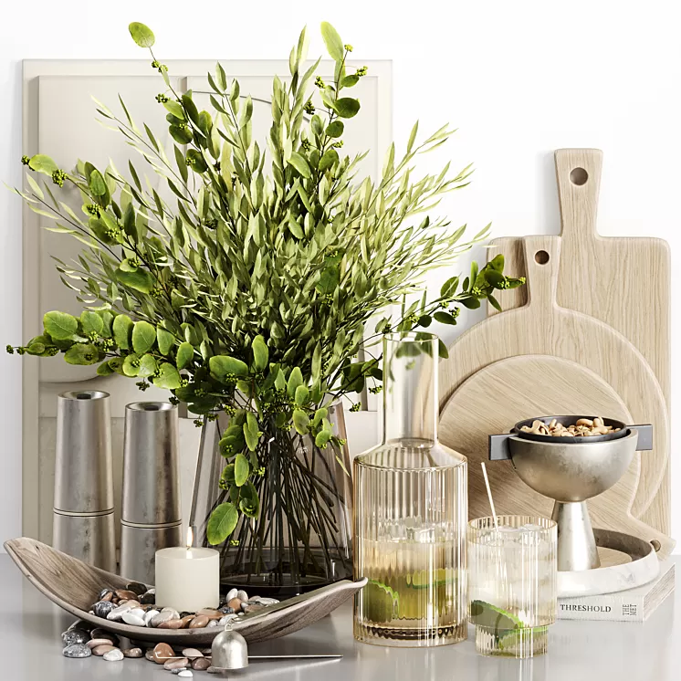 Kitchen accessories 025 3D Model Kitchen accessories 025 3D Model