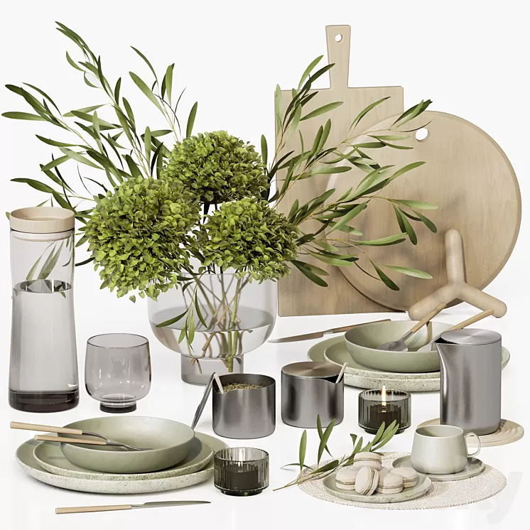 kitchen accessories 026 3D Model Free Download