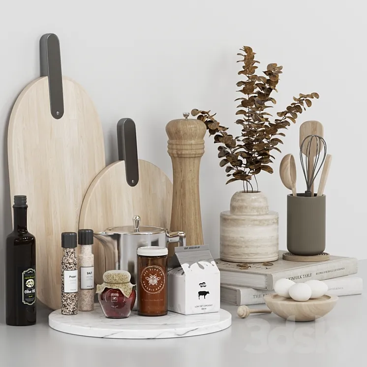 Kitchen Accessories-06 3D Model Free Download Kitchen Accessories-06 3D Model Free Download