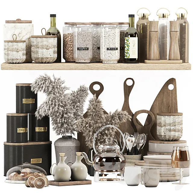 kitchen accessories-08 3D Model kitchen accessories-08 3D Model