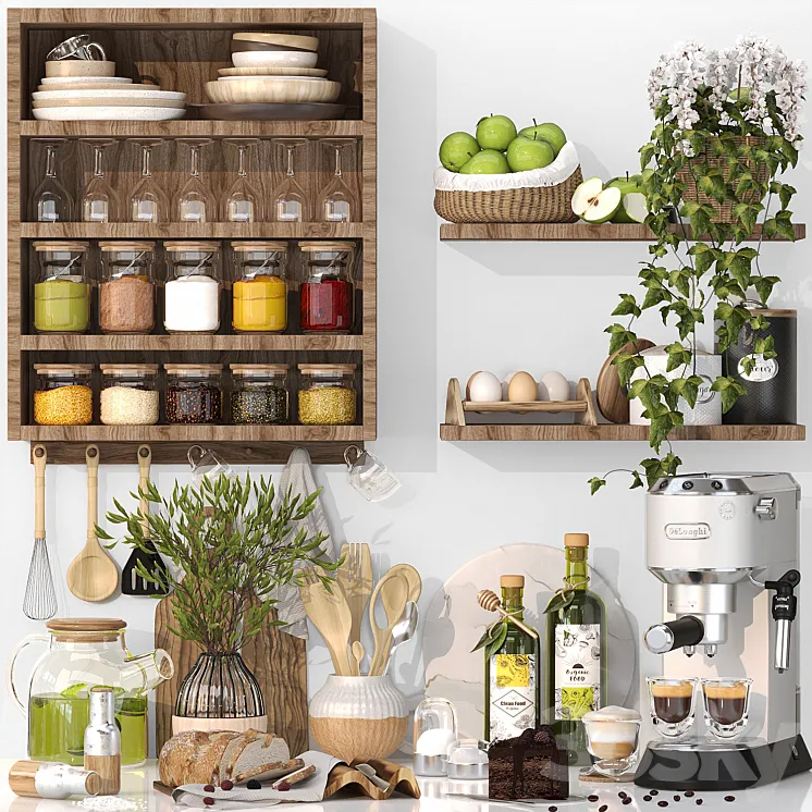 Kitchen Accessories -10 3D Model Free Download Kitchen Accessories -10 3D Model Free Download