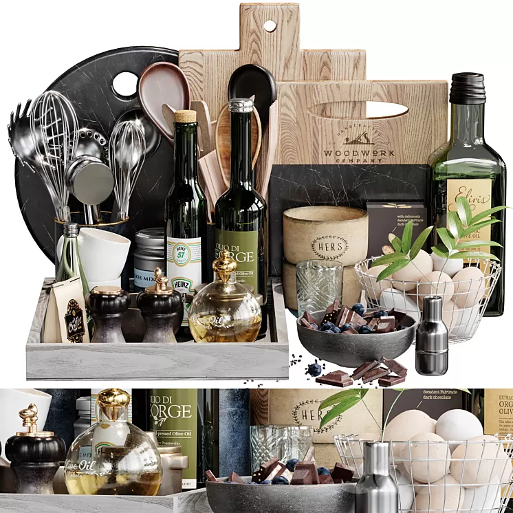 kitchen accessories 14 3D Model Free Download kitchen accessories 14 3D Model Free Download