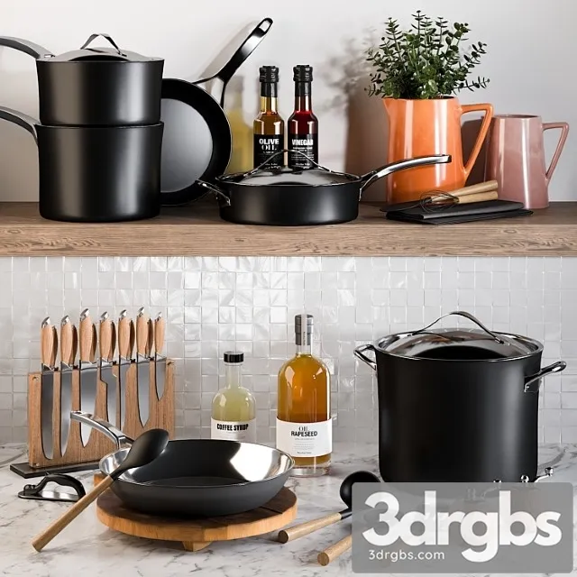 Kitchen accessories 19 3D Model Download Kitchen accessories 19 3D Model Download