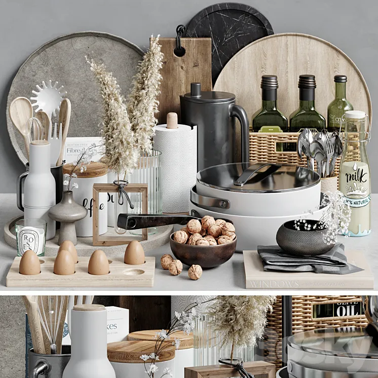 Kitchen Accessories 27 3D Model Free Download Kitchen Accessories 27 3D Model Free Download