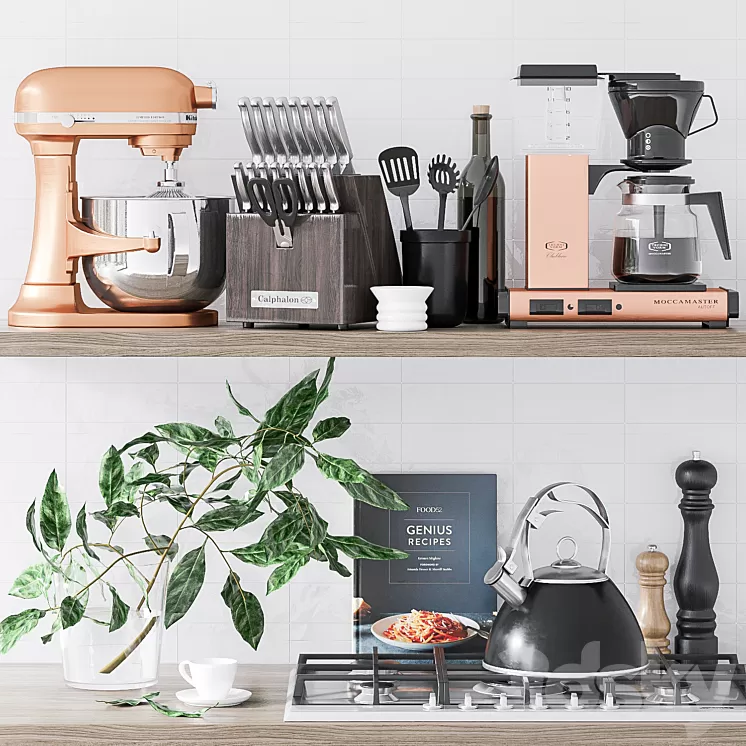 Kitchen accessories 3D Model