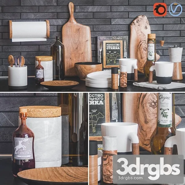 Kitchen Accessories Vol 1 2 3D Model Download Kitchen Accessories Vol 1 2 3D Model Download