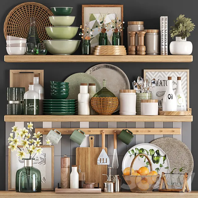 kitchen accessories002 3D Model