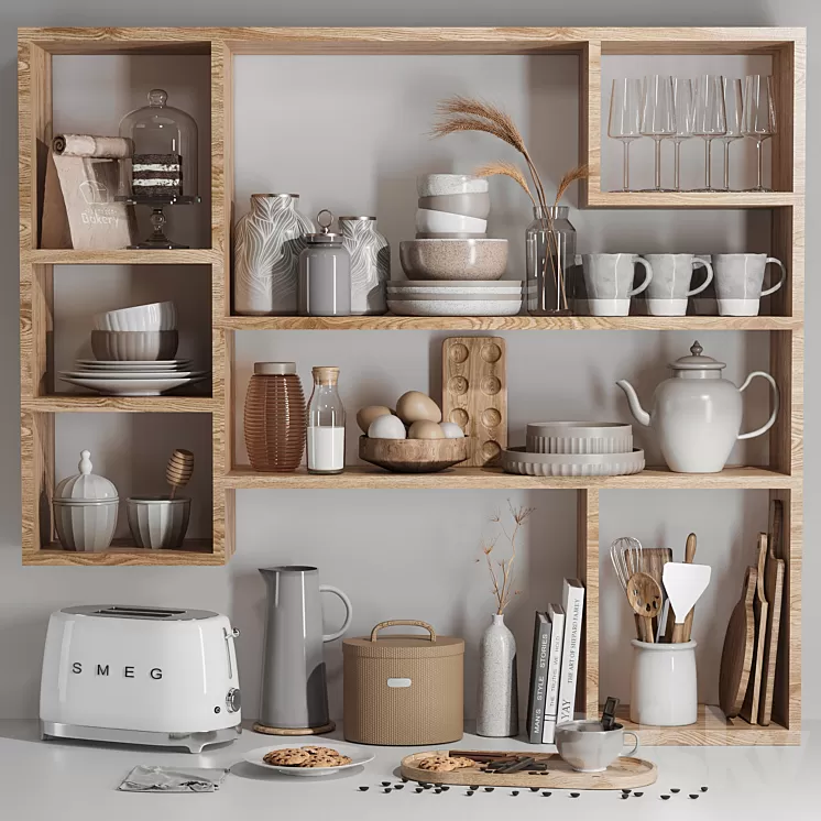 kitchen accessories010 3D Model Free Download