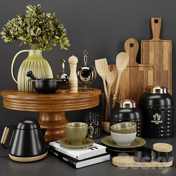kitchen accessories02 3D Model Free Download kitchen accessories02 3D Model Free Download
