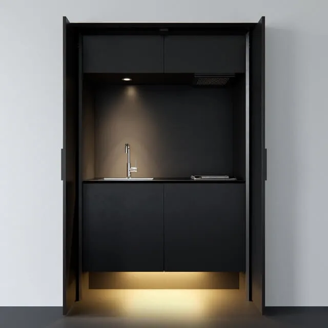 kitchen – Affilato Hide Kitchen + appliances 3D Model