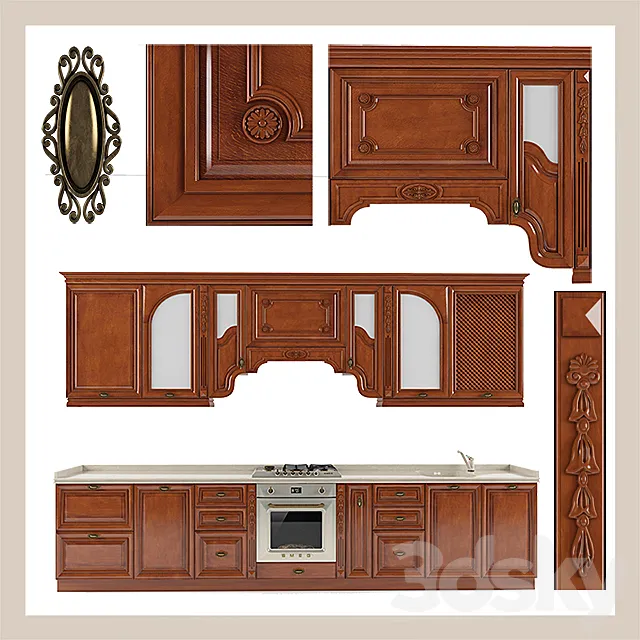 Kitchen Albero Komodita 3DModel