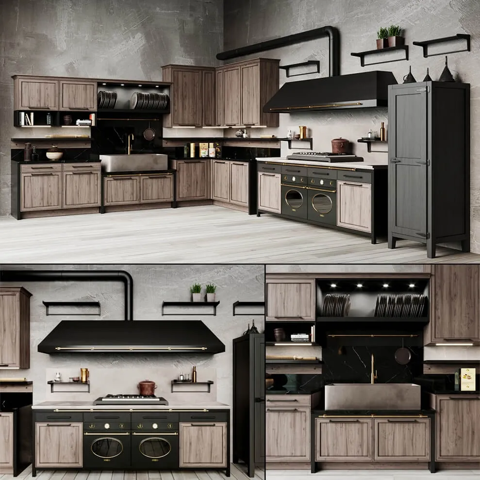kitchen – Anteprima VINTAGE kitchen 3D Model