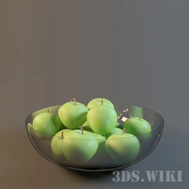 kitchen – Apples 3D Model