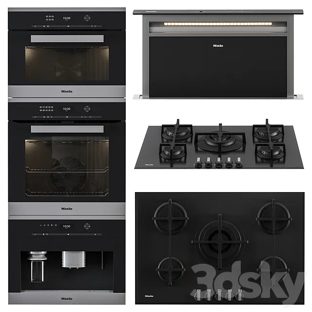Kitchen Appliance Miele 3D Model Kitchen Appliance Miele 3D Model