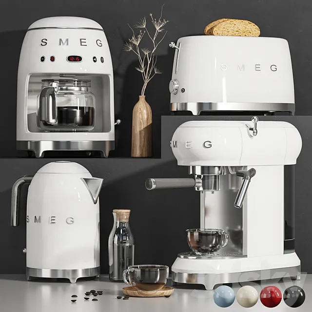 kitchen appliance-smeg 3DModel kitchen appliance-smeg 3DModel