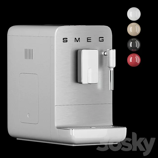 kitchen appliance1-Smeg Coffee Machine 3D Model kitchen appliance1-Smeg Coffee Machine 3D Model