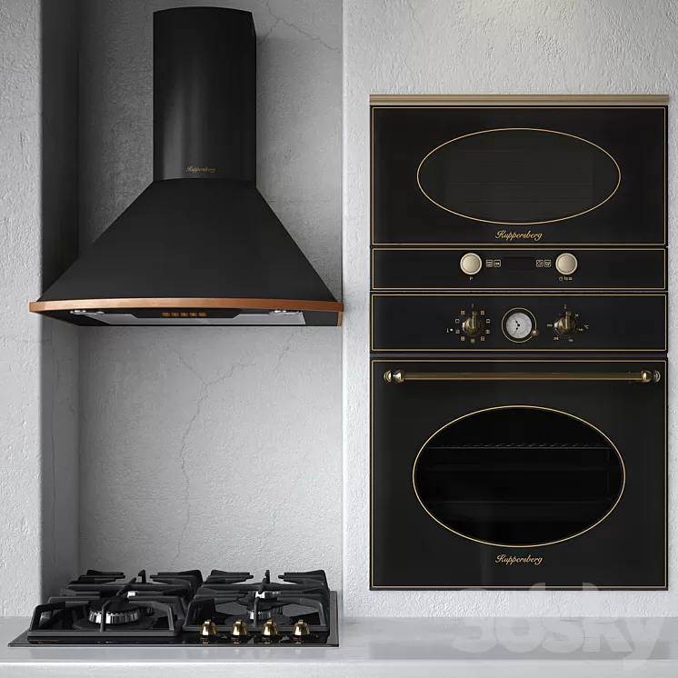 Kitchen appliances Kuppersberg 3D Model