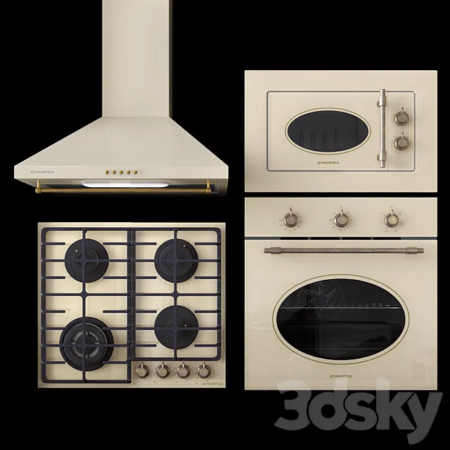 Kitchen appliances MAUNFELD 1 3DModel Kitchen appliances MAUNFELD 1 3DModel