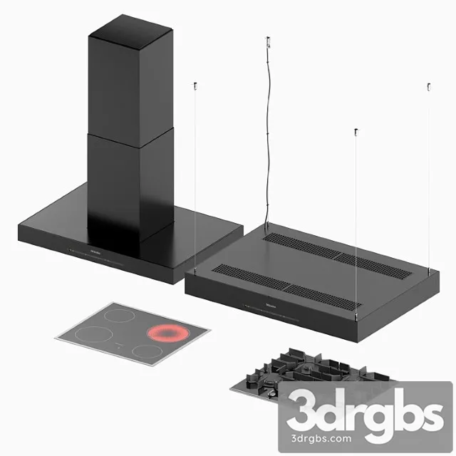 Kitchen appliances miele 2 3D Model Download