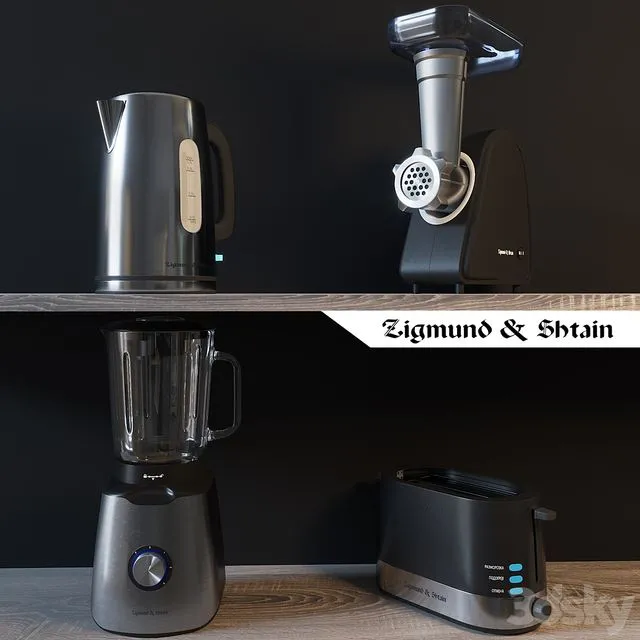 Kitchen appliances Zigmund & Shtain 3D Model