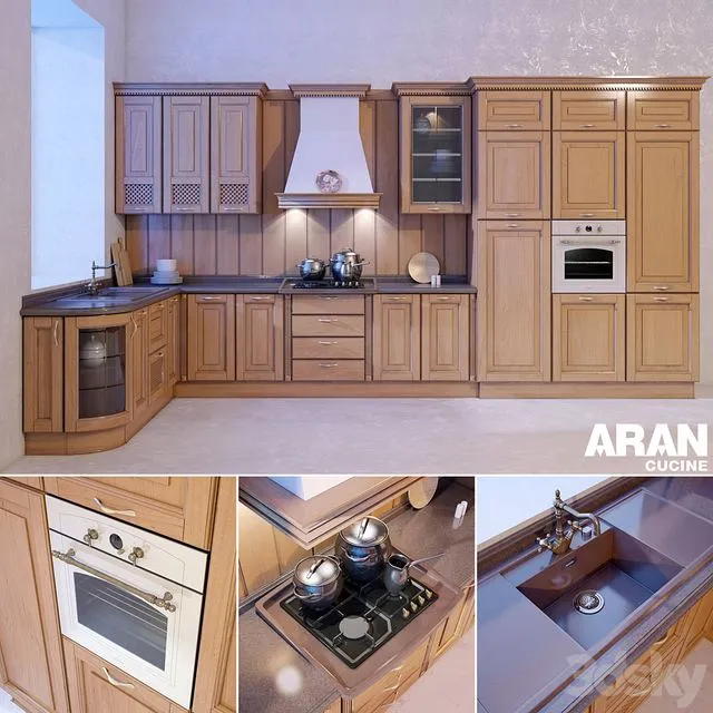 Kitchen ARAN Provenzale 3D Model