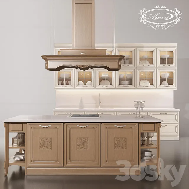 Kitchen Arcari Siena 3D Model