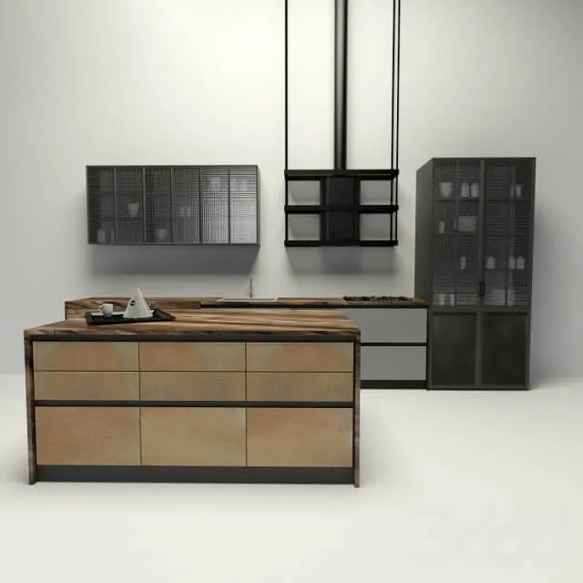 kitchen – Aster factory  Kitchen furniture 3D Model