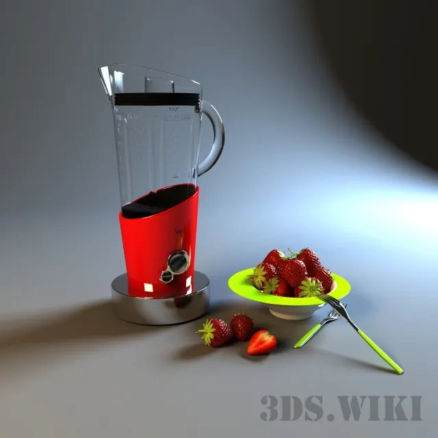 kitchen – Blender Bugatti VELA 3D Model