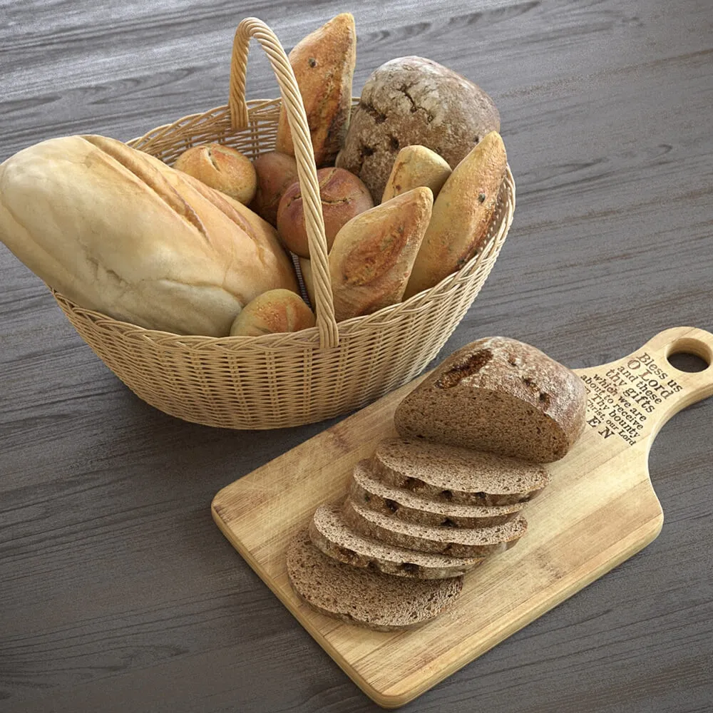 kitchen – Bread basket 3D Model