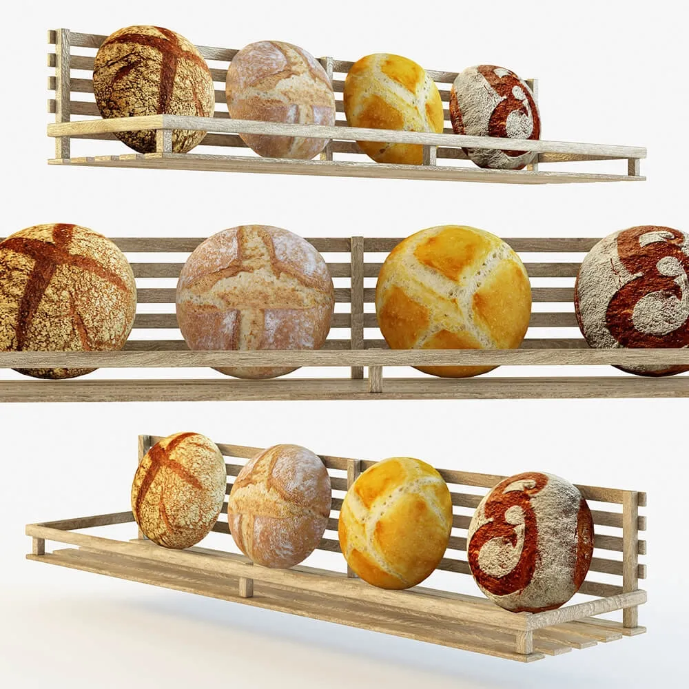 kitchen – Breads 3D Model