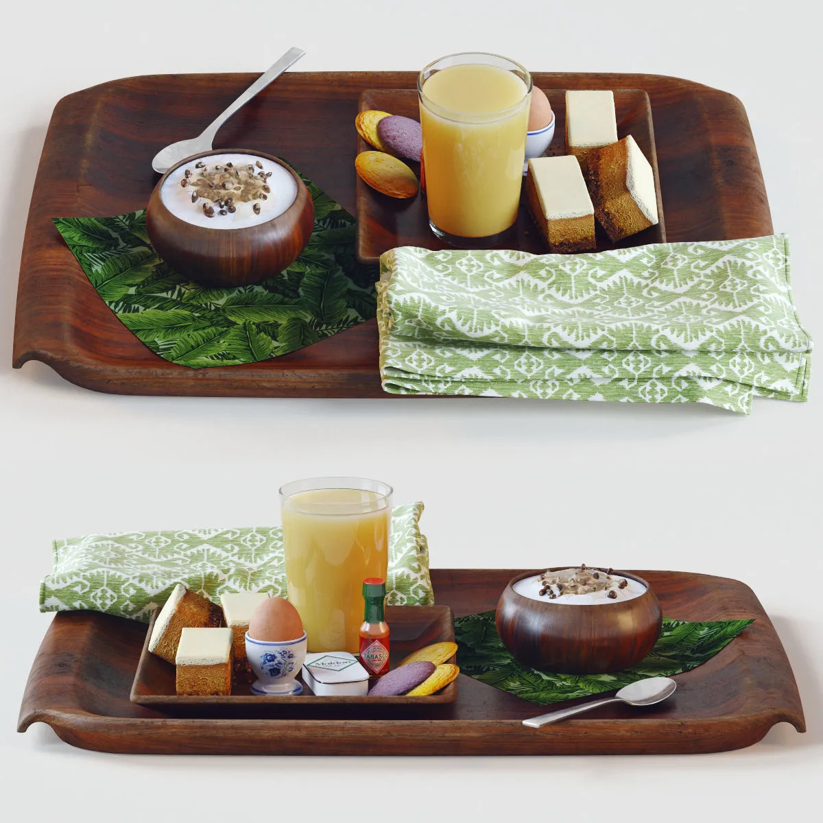 kitchen – Breakfast set 02 3D Model