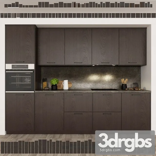 Kitchen Brown 3D Model Download