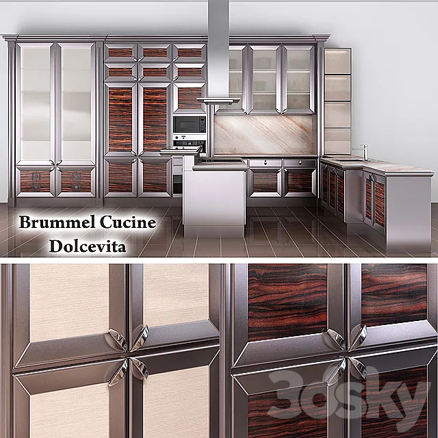 Kitchen Brummel Cucine – Dolcevita 3D Model