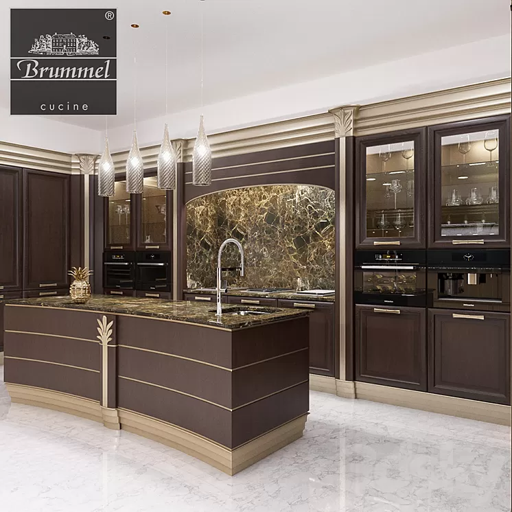 Kitchen Brummel Ego 3D Model Kitchen Brummel Ego 3D Model