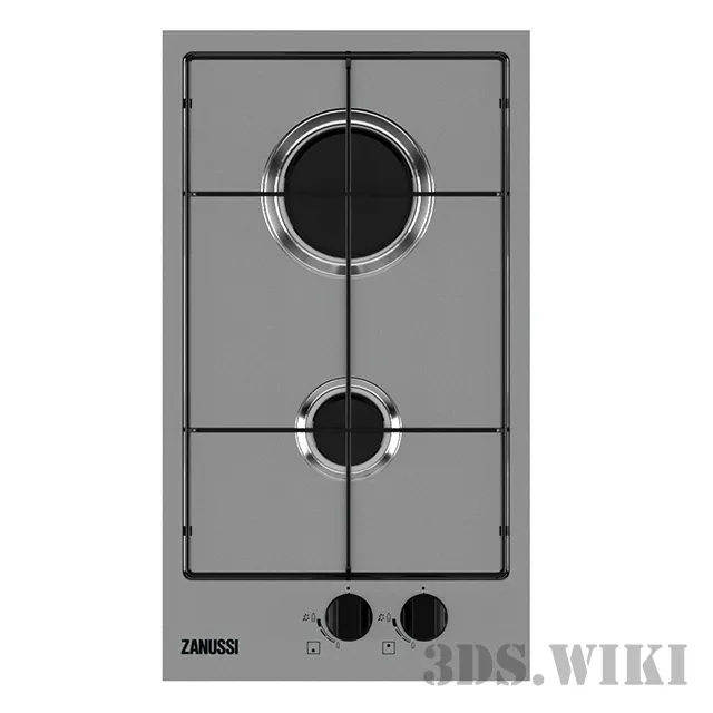 kitchen – Built-in gas hob Zanussi ZGG 35214XA 3D Model