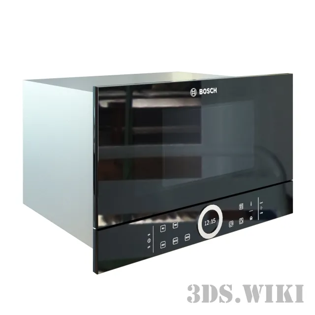kitchen – Built-in microwave oven BOSCH BFL 634 GB1 3D Model