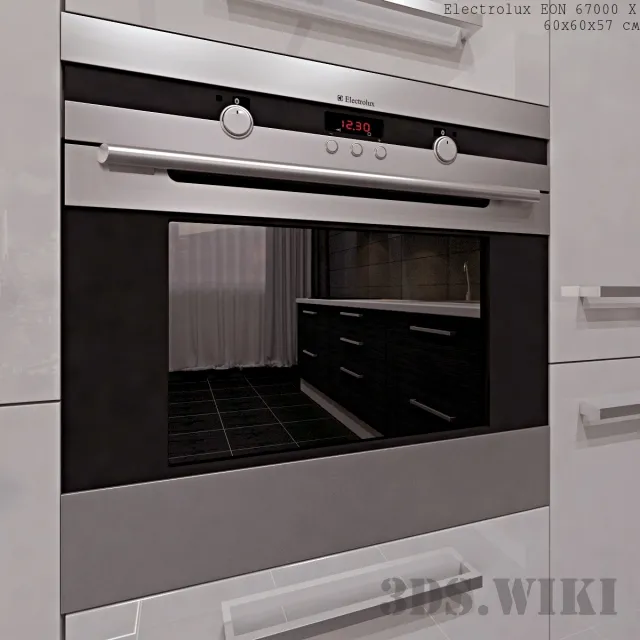 kitchen – Built-in oven Electrolux EOB 6697 X 3D Model