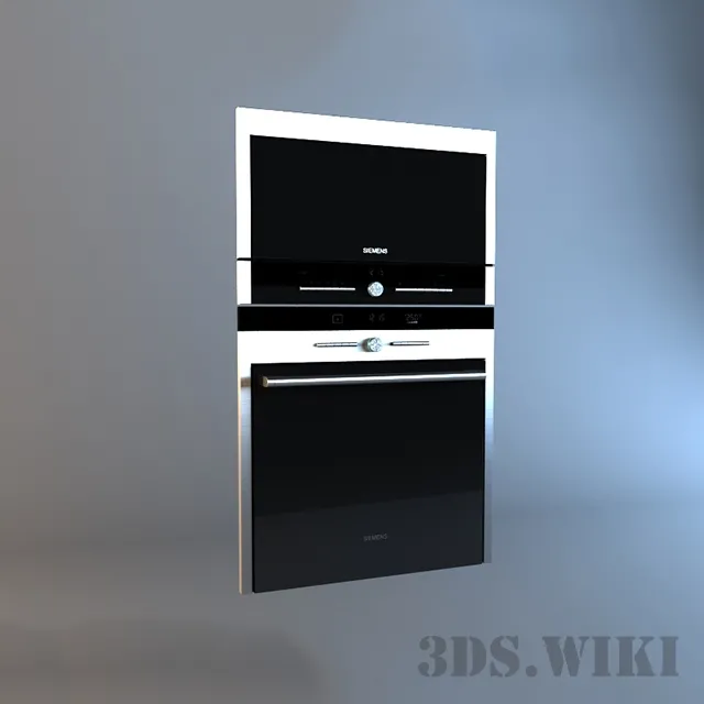 kitchen – Built-in oven with two chambers 3D Model