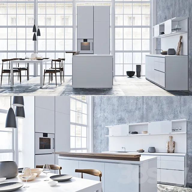 Kitchen Bulthaup b1 3D Model