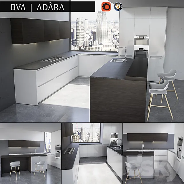 Kitchen BVA Adara 3DModel