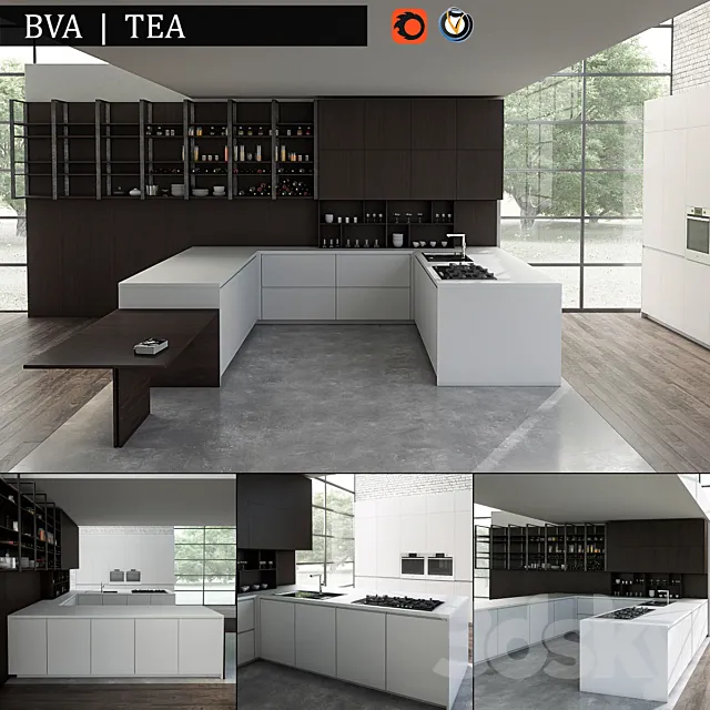 Kitchen BVA TEA 3D Model