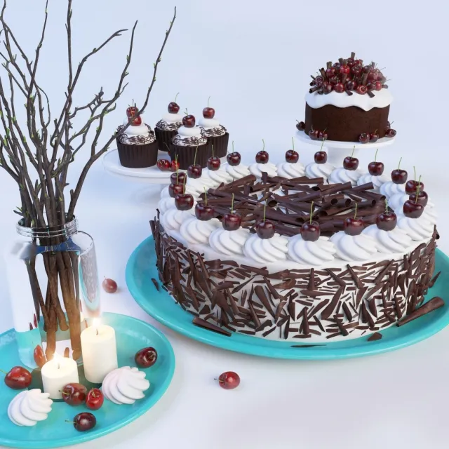 kitchen – Cake 0578 3D Model