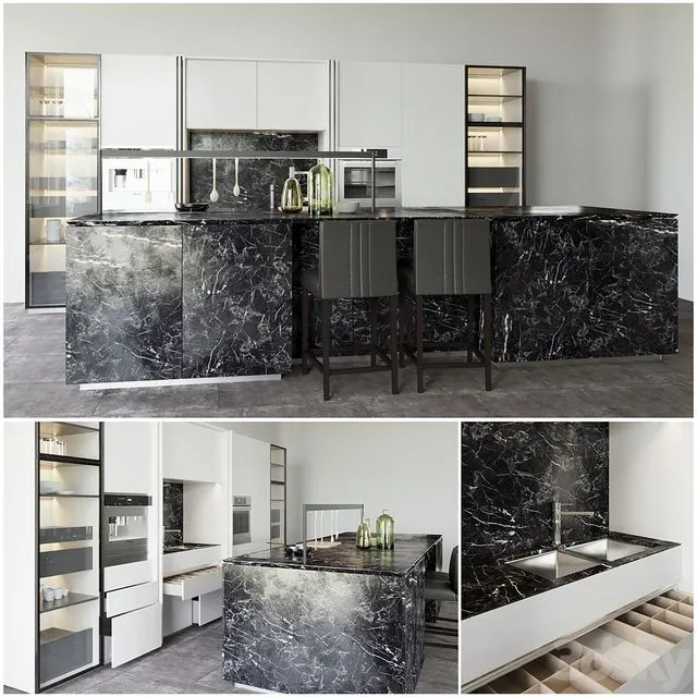 Kitchen Cesar 3D Model