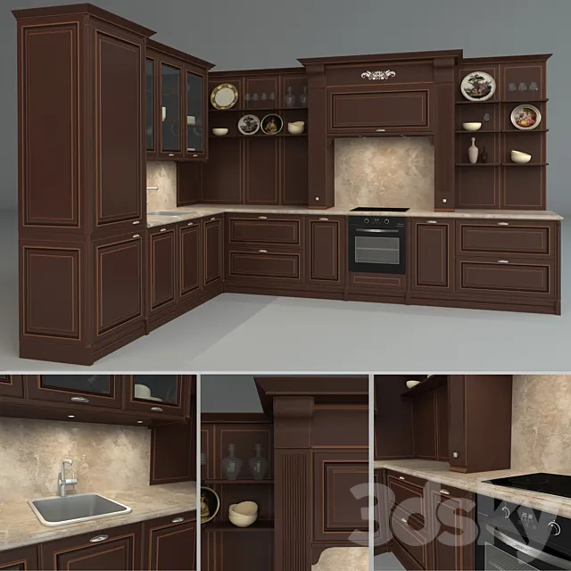 kitchen Cesar Elite 3D Model