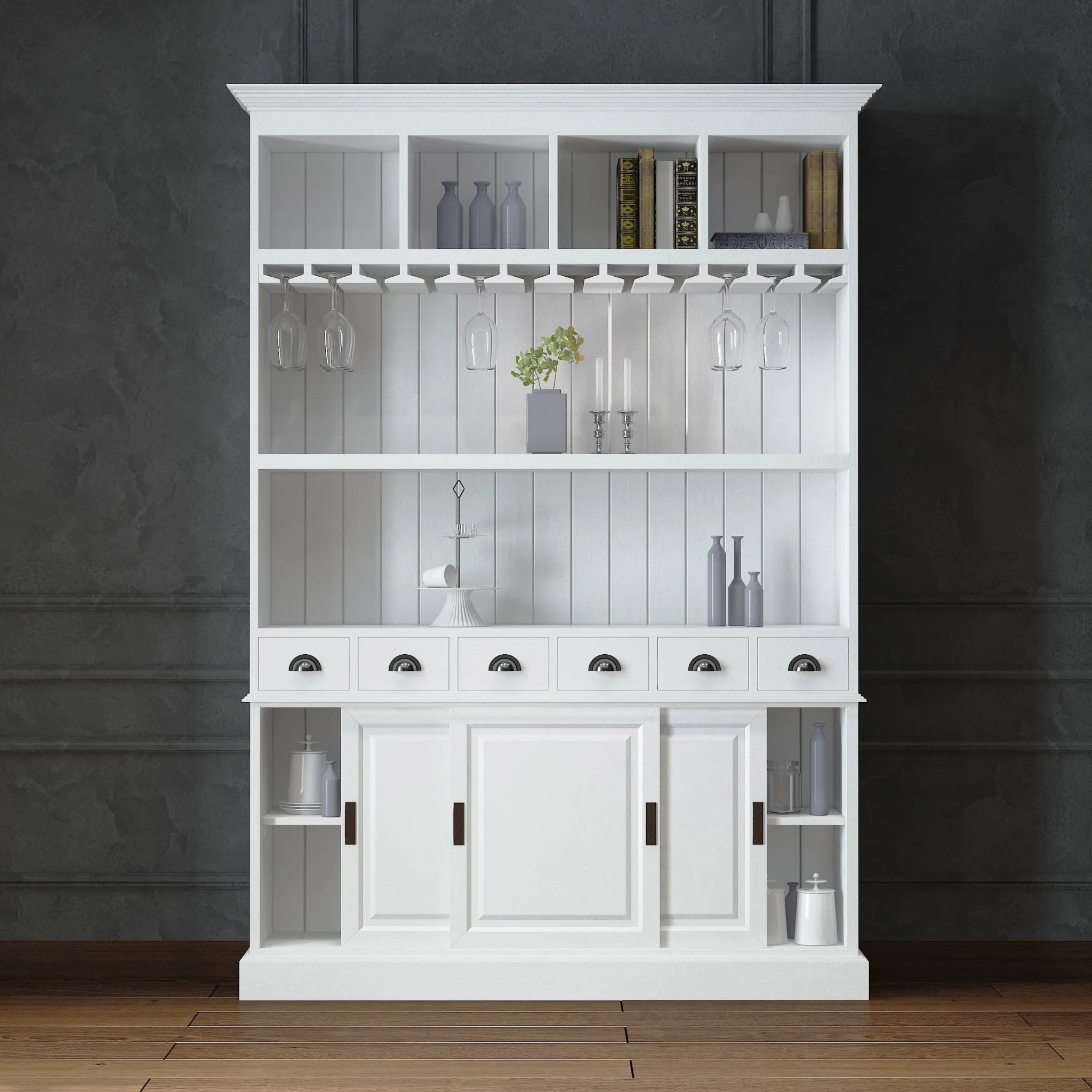 kitchen – Chablis wine cabinet 3D Model