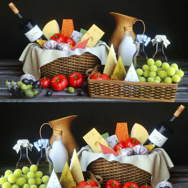 kitchen – Cheese 3D Model