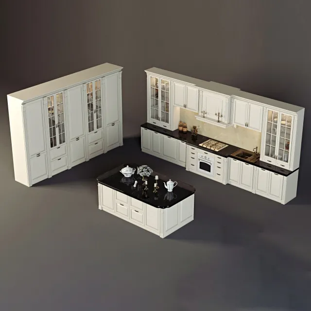kitchen – Classic Kitchen 3D Model