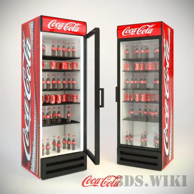 kitchen – Coca Cola – Refrigerator 3D Model
